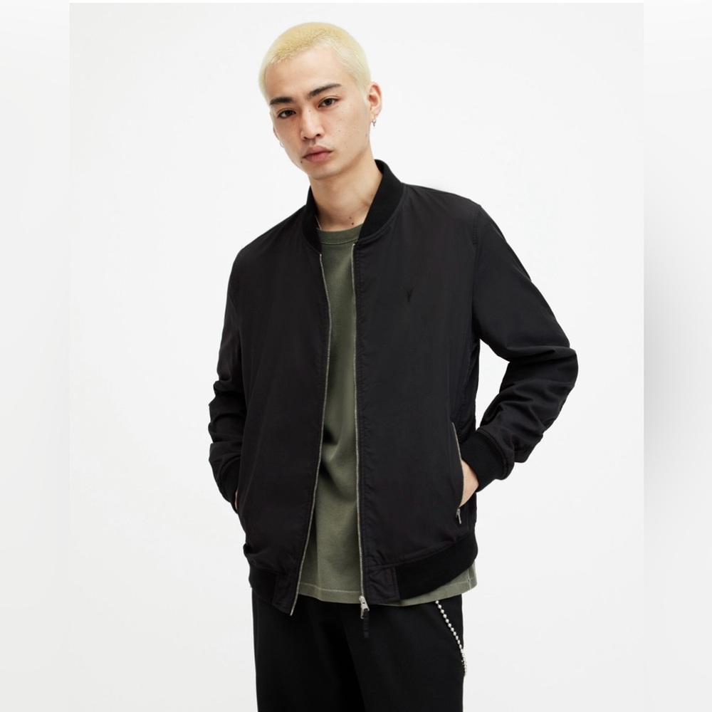 AllSaints Men's Bassett Bomber Jacket Size Medium